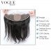 Straight 13x4 Lace Frontal Silk Base Human Virgin Hair,Natural Color,Baby Hair